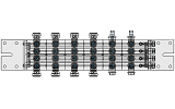 
          Abb. 1: APSON LCLT-20K4 Inline für 4 Lacke (mit 1 Luft- und 1
          Dumpblock)
        